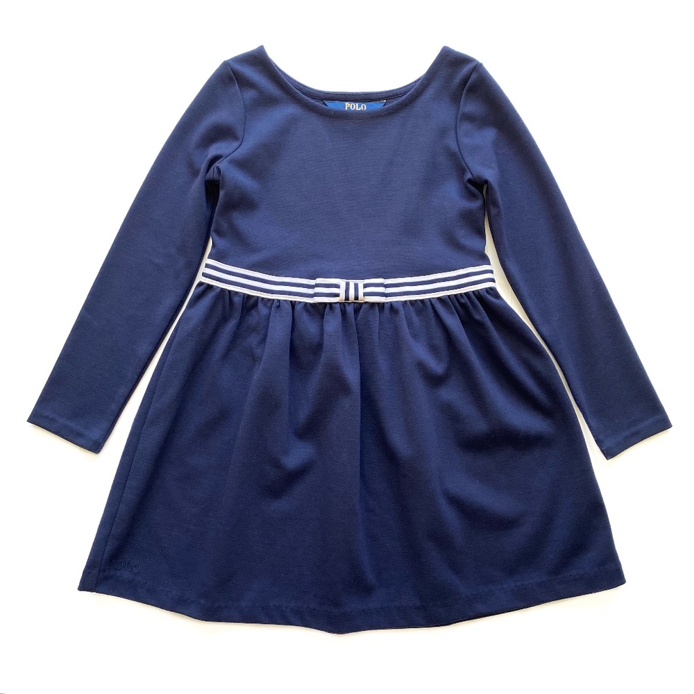 Navy Blue Polo Dress